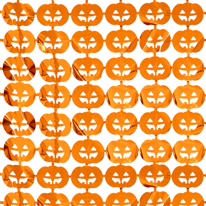 Cortina decorativa de Halloween Calabazas – 100 × 200 cm