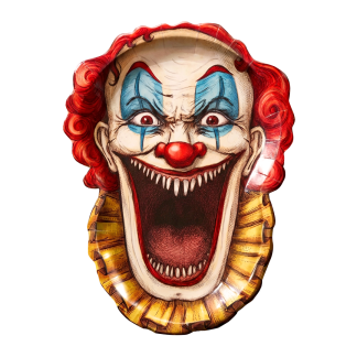 Platos de papel Halloween “Freak Show” – 6 unidades